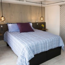 Choisissez le meilleur design d'intérieur de chambre à coucher dans une petite pièce (65 photos) -13