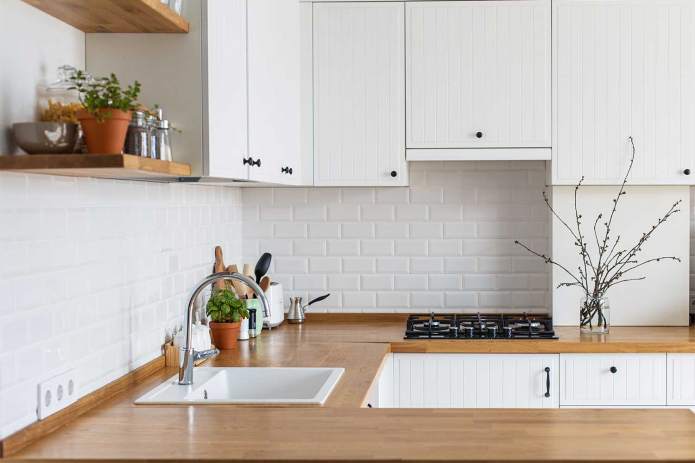 Style scandinave à l'intérieur de la cuisine: créer un design cosy