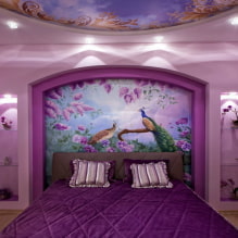 Belle chambre violette à l'intérieur-4