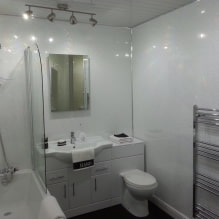 Panneaux PVC pour la salle de bain: avantages et inconvénients, caractéristiques de choix, design-1