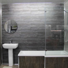 Panneaux PVC pour la salle de bain: avantages et inconvénients, caractéristiques de choix, design-2